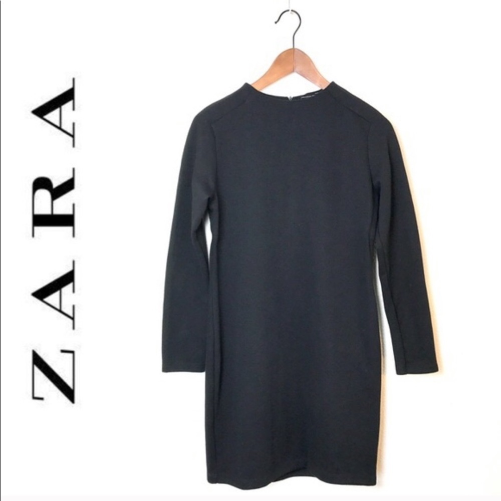 Zara W&B Collection Black Dress